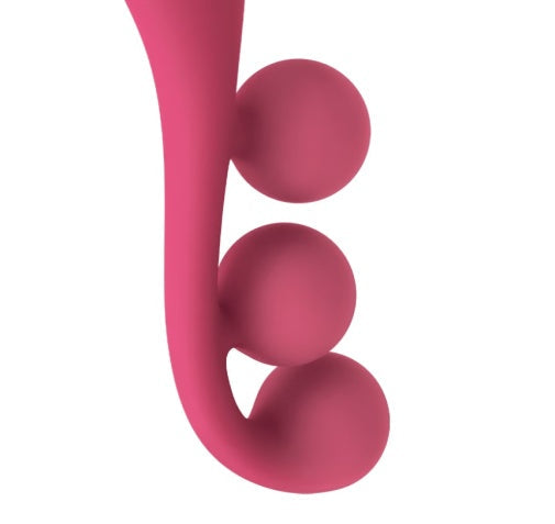 Satisfyer Tri Ball 1 Versatile Triple Stimulation Vibrator Red