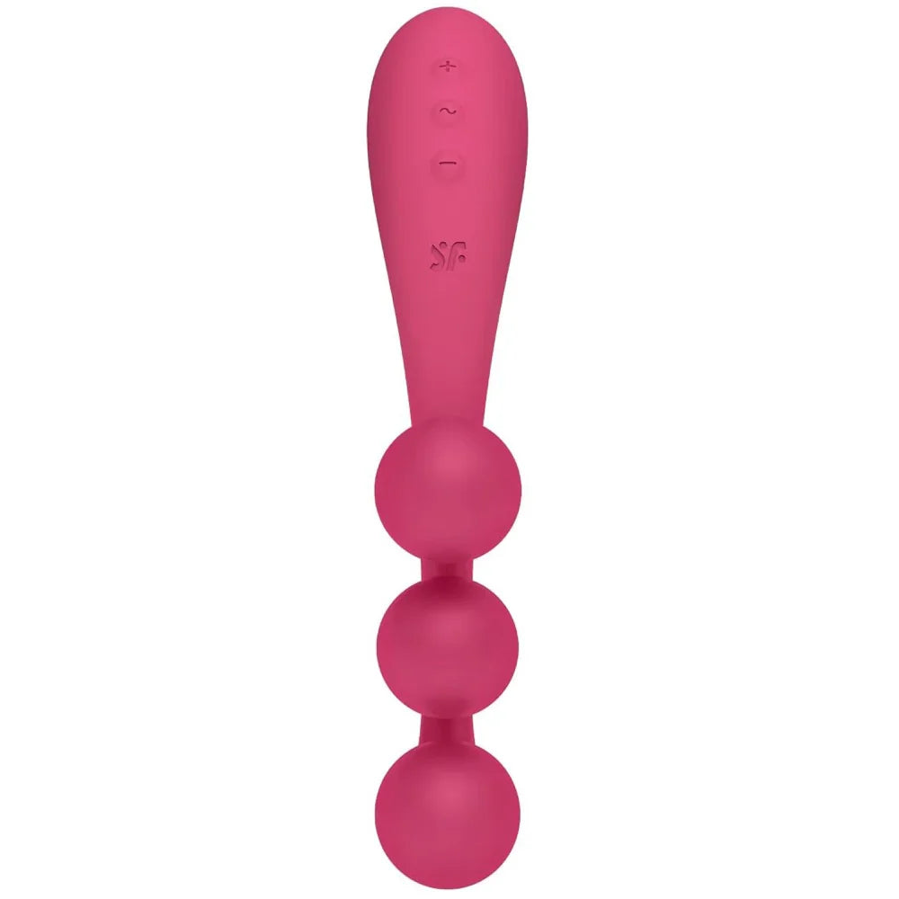 Satisfyer Tri Ball 1 Versatile Triple Stimulation Vibrator Red