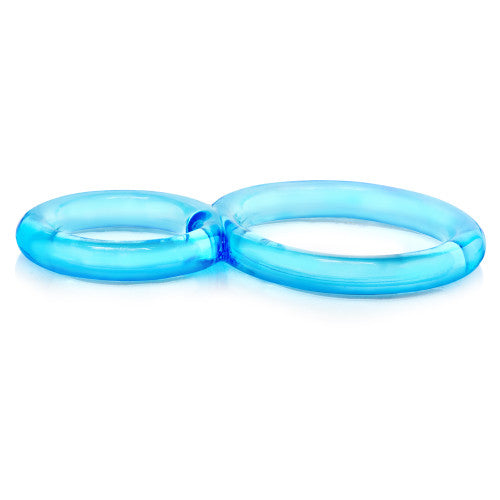 The Screaming O Ofinity Double Erection Ring Blue