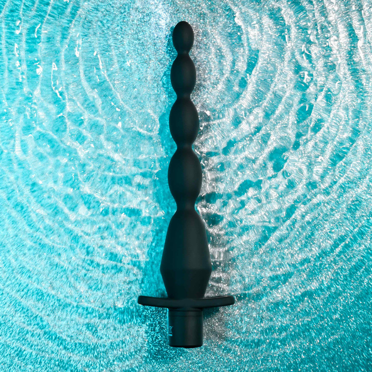Selopa Vibrating Silicone Butt Beads Rechargeable Anal Silicone Black
