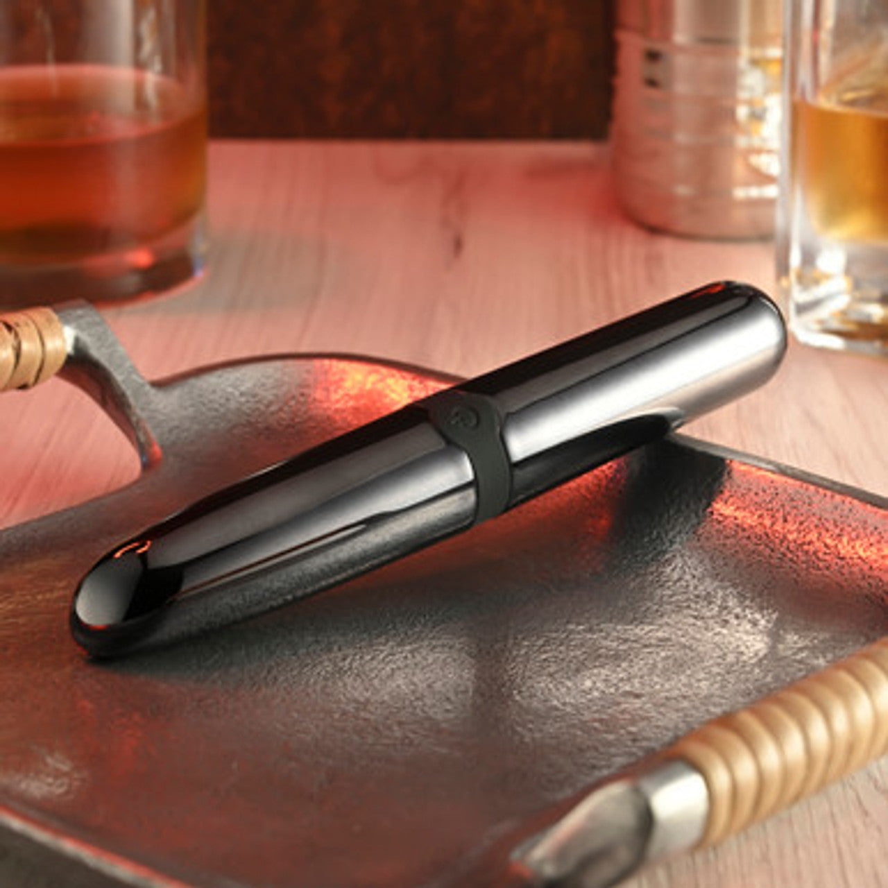 Selopa Buzz Buddy Rechargeable Vibe Silicone Black Chrome