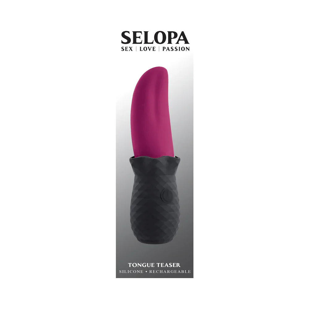 Selopa Tongue Teaser Rechargeable Silicone Vibrator
