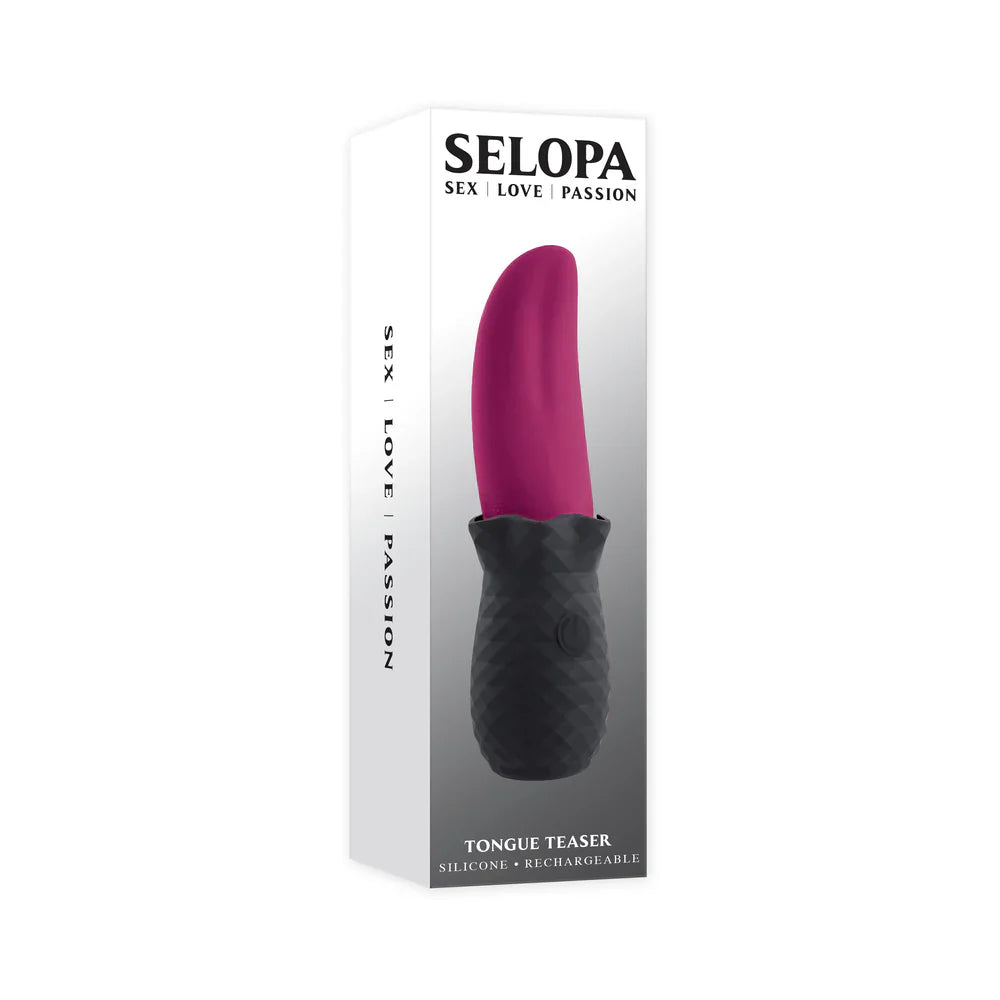 Selopa Tongue Teaser Rechargeable Silicone Vibrator