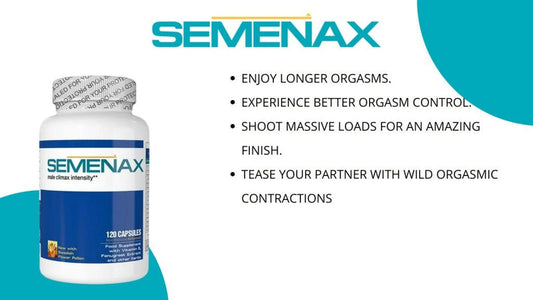 Semenax Pills Male Enhancement 120 Capsules  [Authorized Dealer]