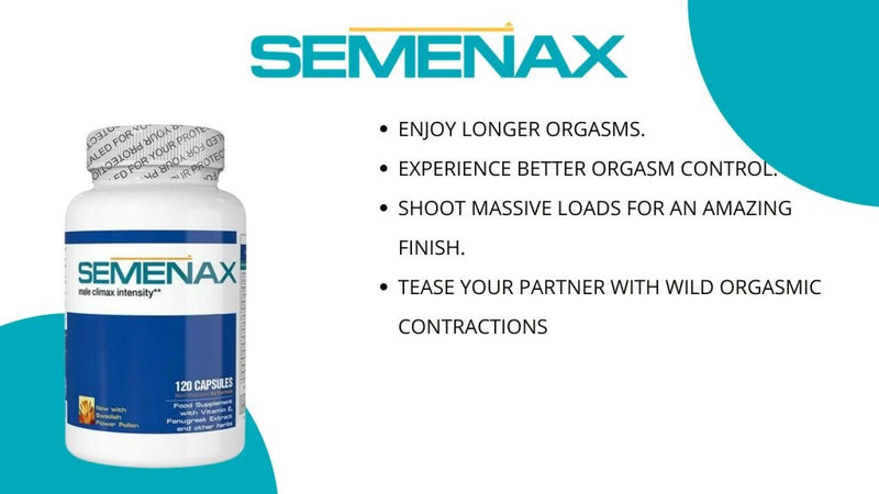 Semenax Pills Male Enhancement 120 Capsules  [Authorized Dealer]