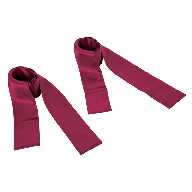 Sex & Mischief Enchanted Silky Sash Restraints Burgundy