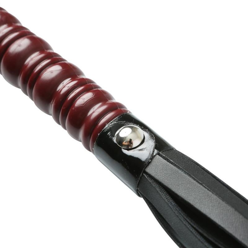 Sex & Mischief Mahogany Flogger 30 Inches