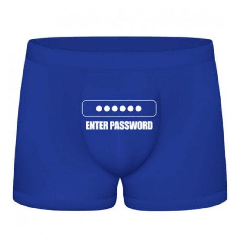 Shots Funny Boxers - Enter Password or 45 Miles To Go or You Suck