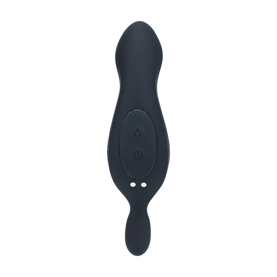 Shots LEVELZ Heating and Vibrating Silicone Prostate Stimulator - Black