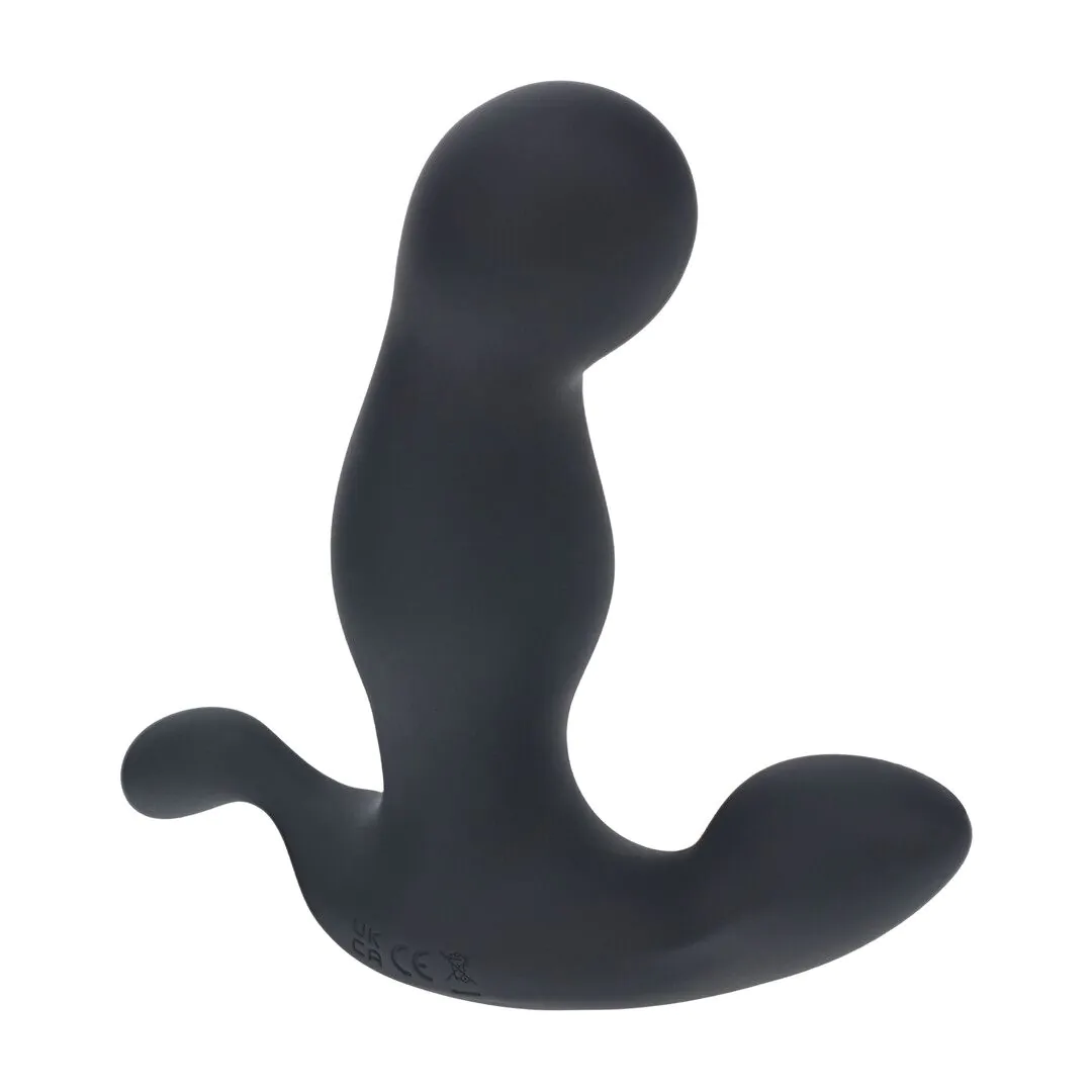 Shots LEVELZ Heating and Vibrating Silicone Prostate Stimulator - Black