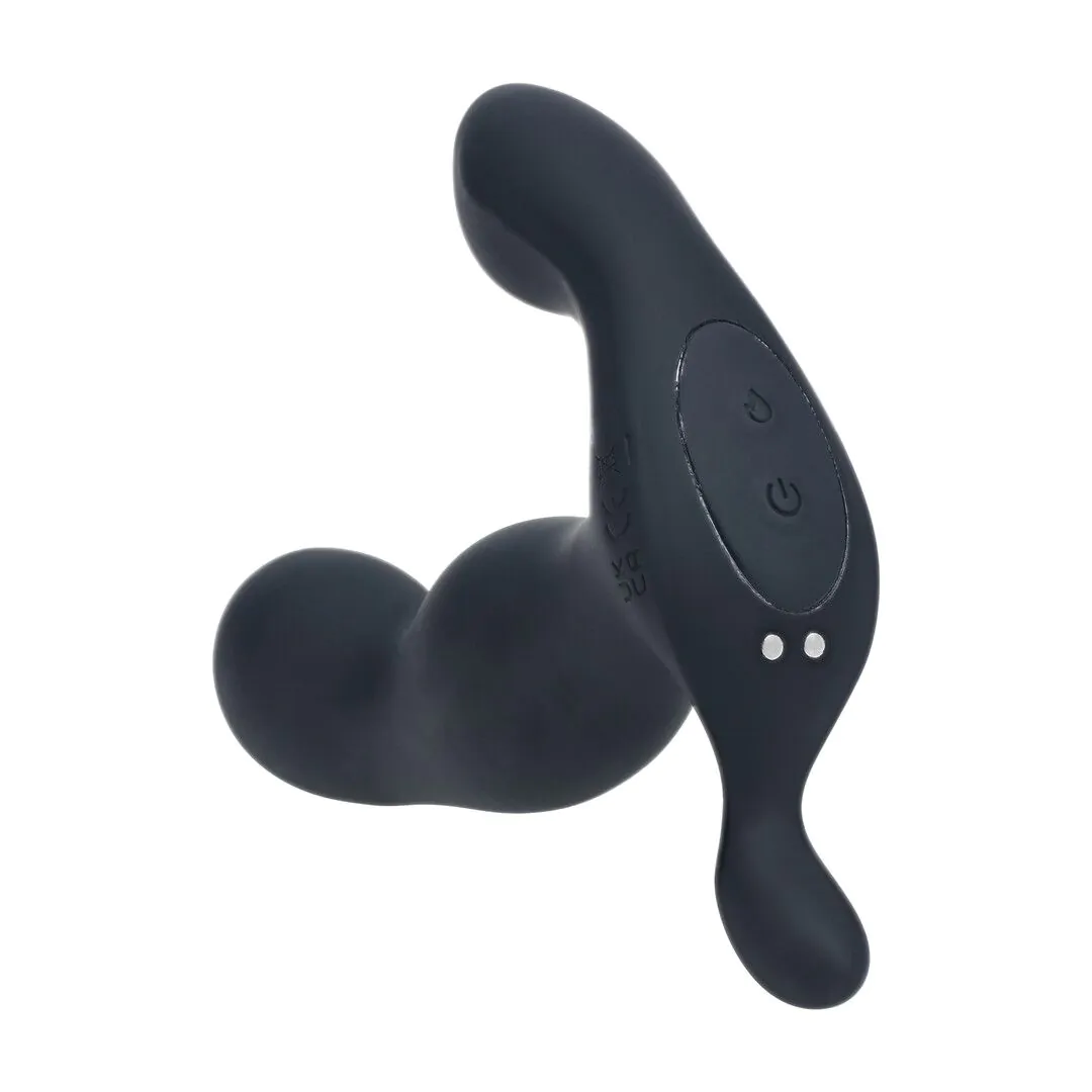 Shots LEVELZ Heating and Vibrating Silicone Prostate Stimulator - Black