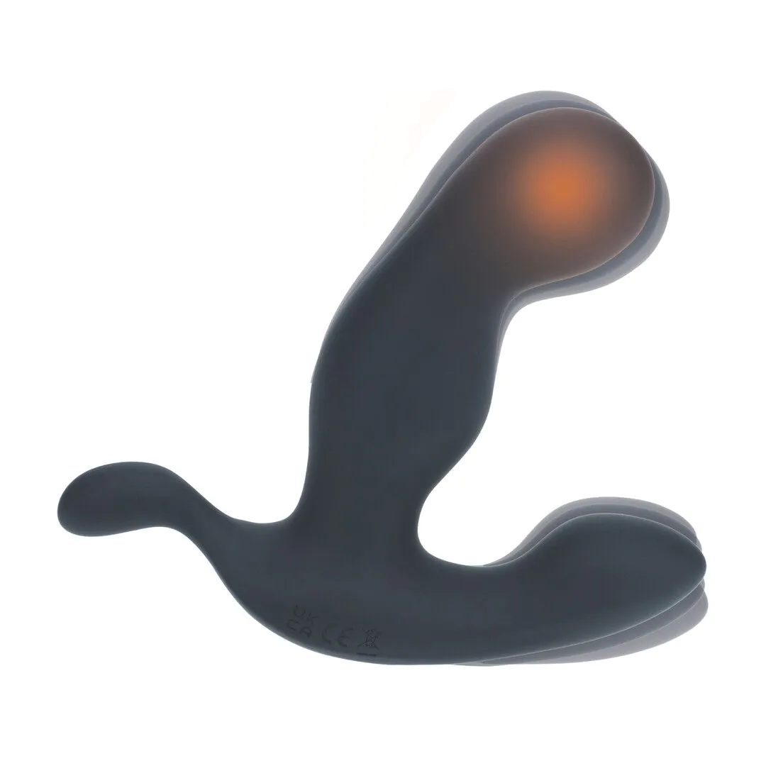 Shots LEVELZ Heating and Vibrating Silicone Prostate Stimulator - Black