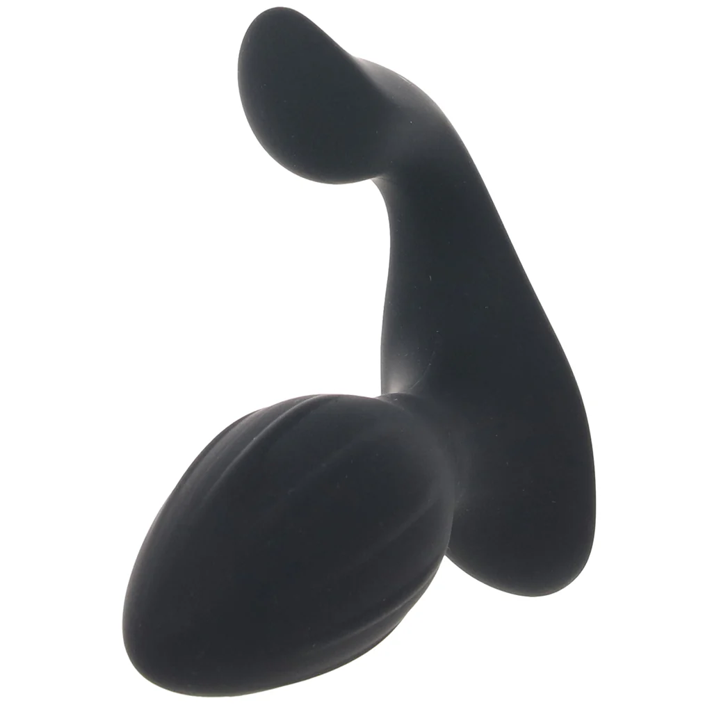 Shots LEVELZ Vibrating and Rotating Silicone Anal Plug with Ball Stimulator - Black