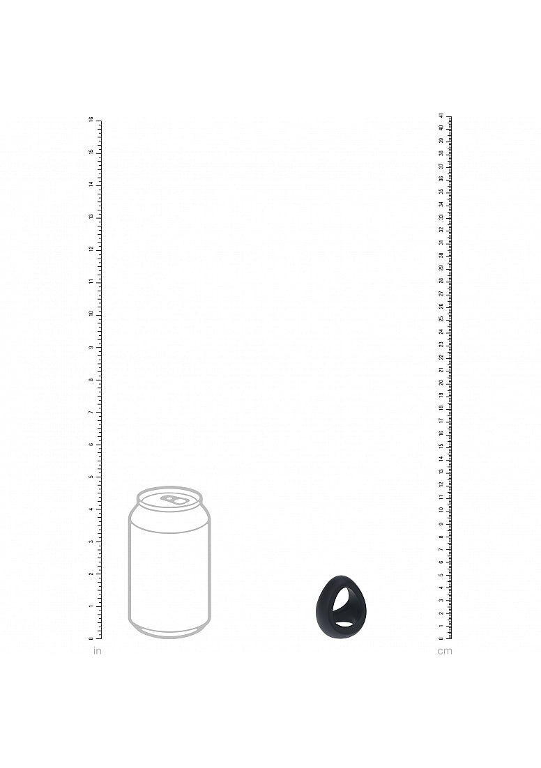 Shots Levelz Soft Tri O Silicone Cock Ring