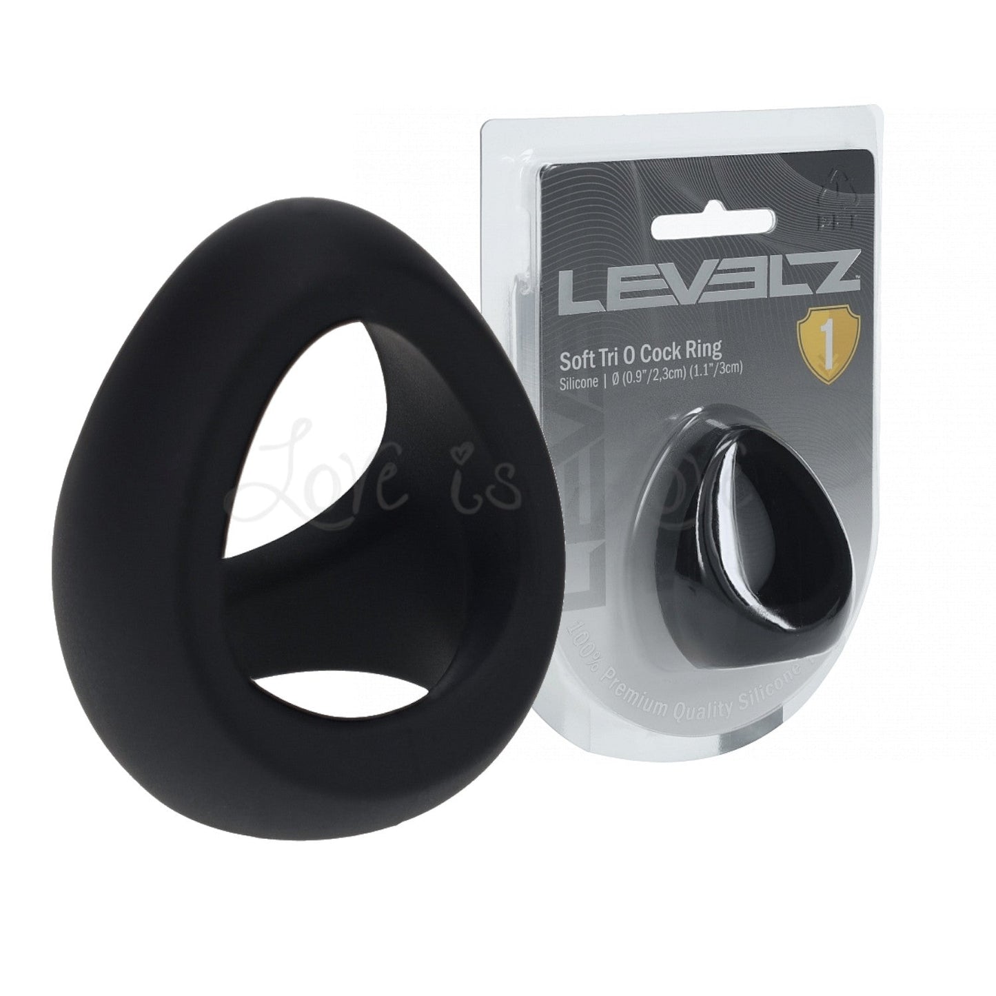 Shots Levelz Soft Tri O Silicone Cock Ring