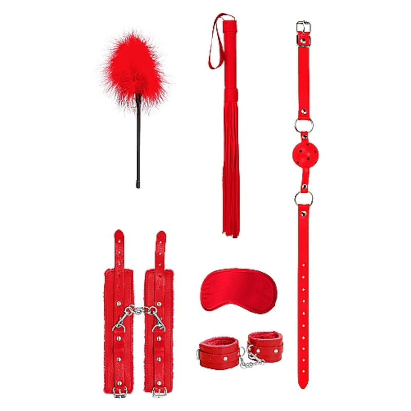 Shots Ouch! Beginners Bondage Kit Red