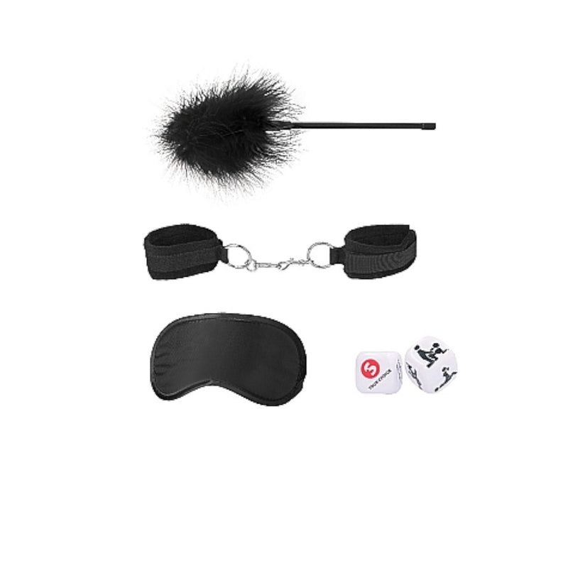 Shots Ouch! Introductory Bondage Kit #2 Black