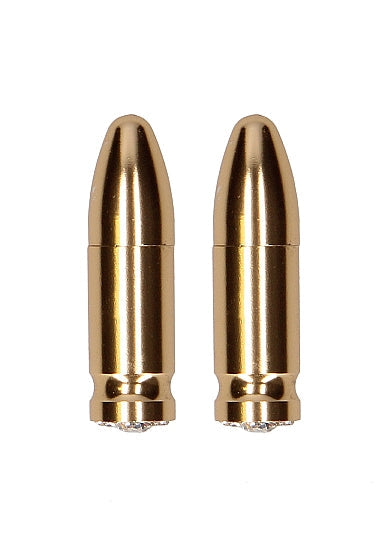 Shots Ouch Magnetic Nipple Clamps Diamond Bullet [Limited Time Offer]