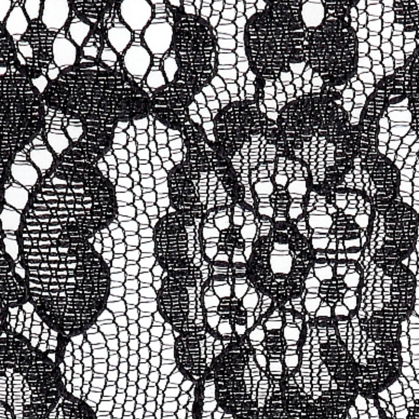 Shots Ouch! Black & White Lace Mask with Elastic Strap