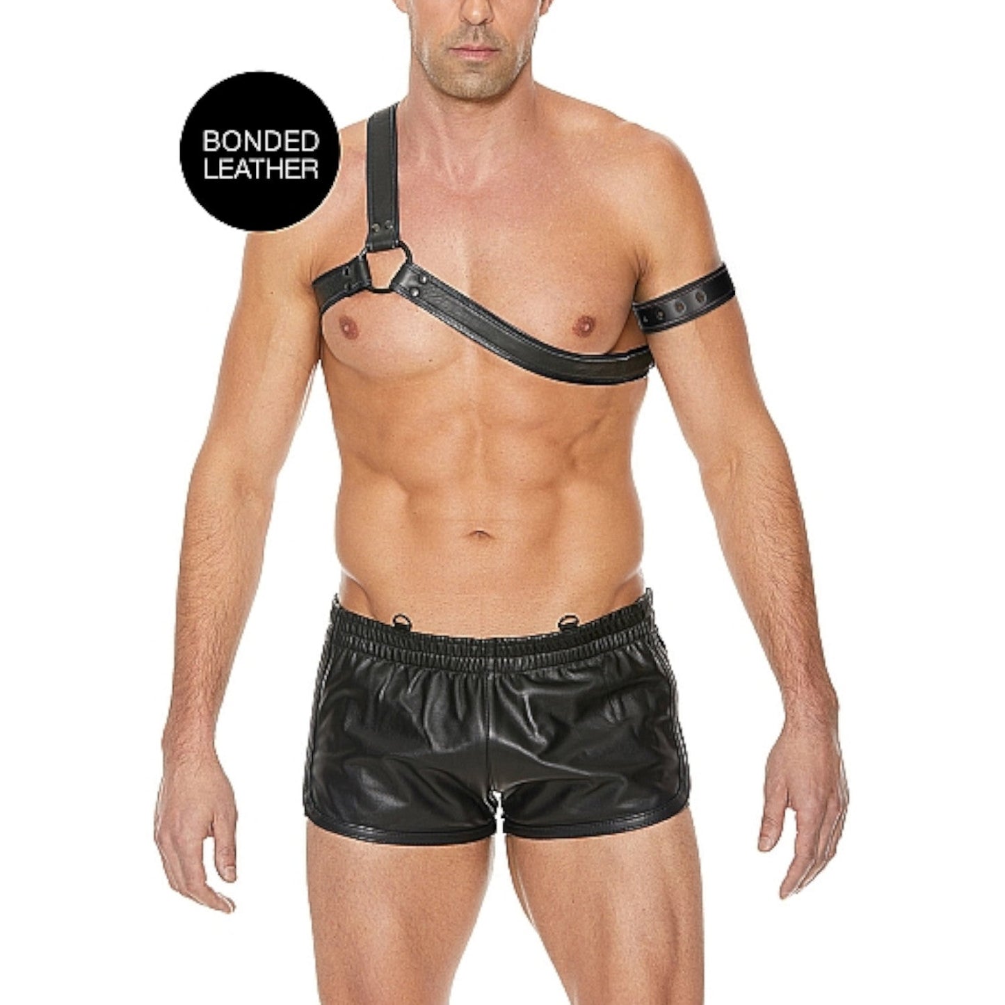 Shots Ouch! Gladiator Harness with Arm Band One Size