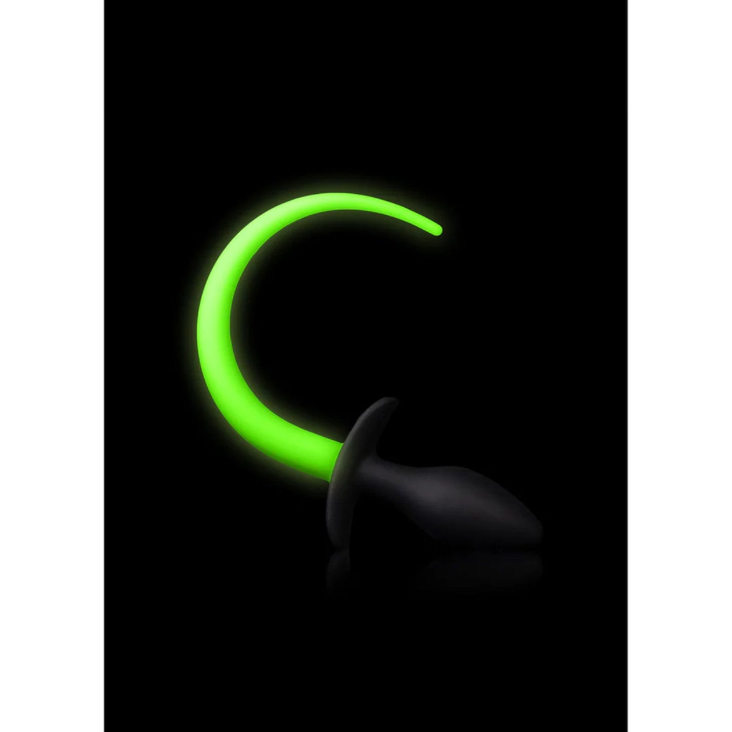 Shots Ouch! Glow in the Dark Silicone Puppy Tail Plug