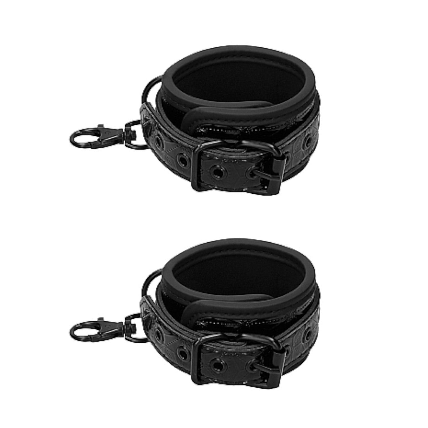 Shots Ouch! Luxury Adjustable Spreader Bar Black