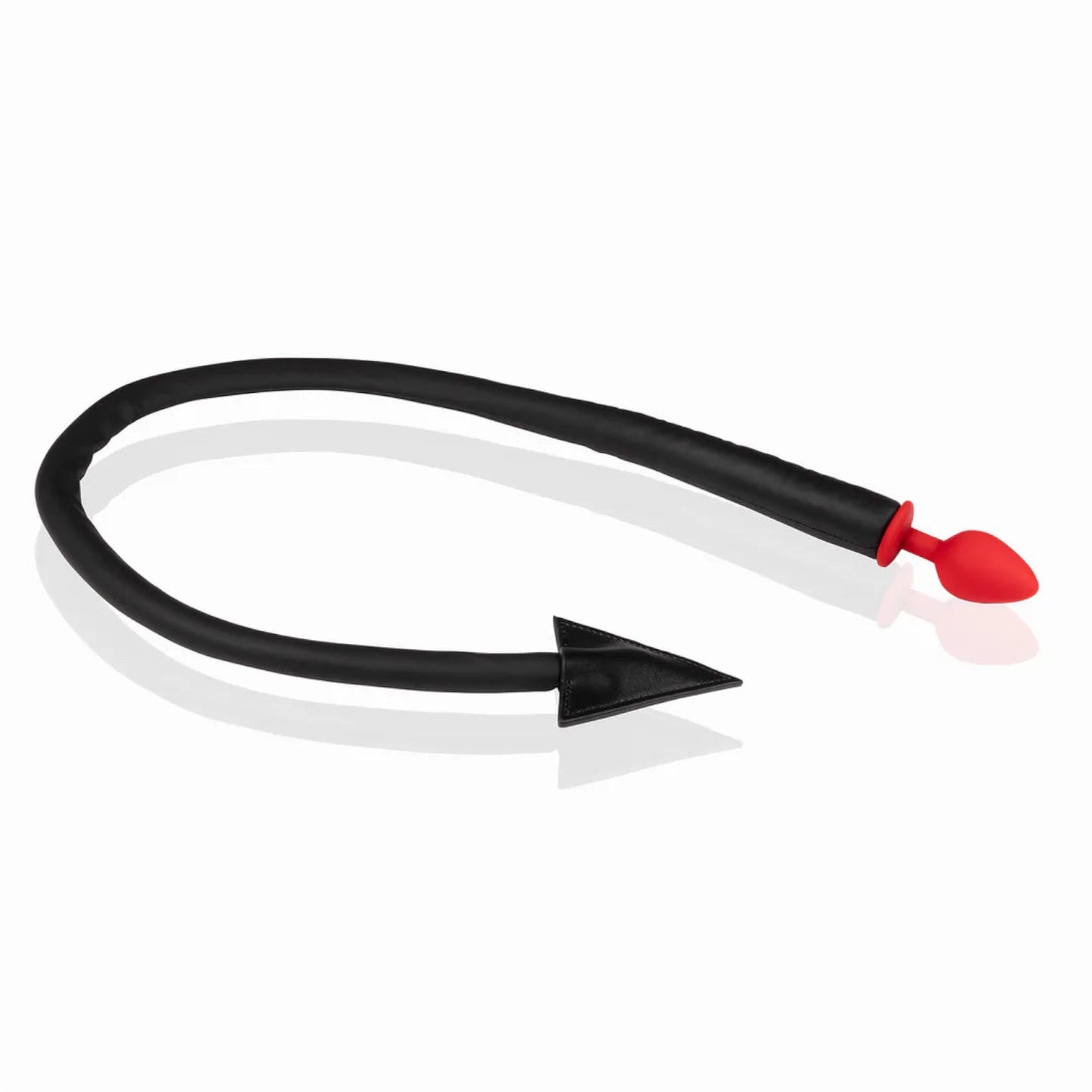 Shots Ouch! Silicone Anal Plug Devil's Tail Black/Red [Limited Time Offer]