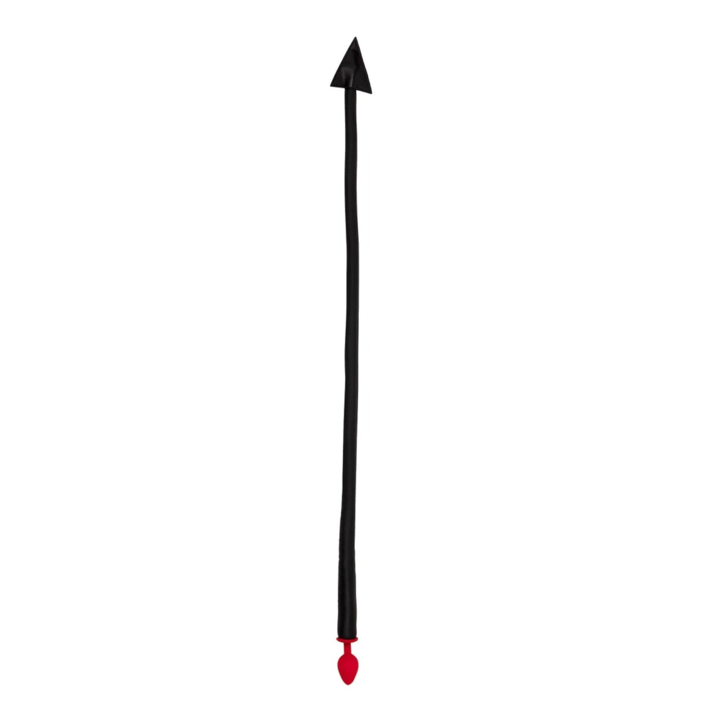 Shots Ouch! Silicone Anal Plug Devil's Tail Black/Red [Limited Time Offer]