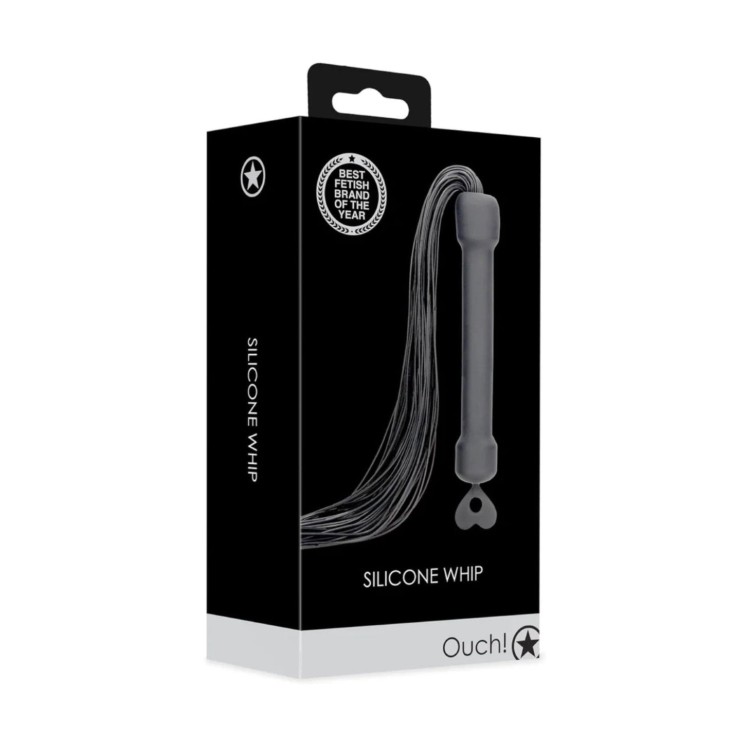 Shots Ouch! Beginners Silicone Whip Black