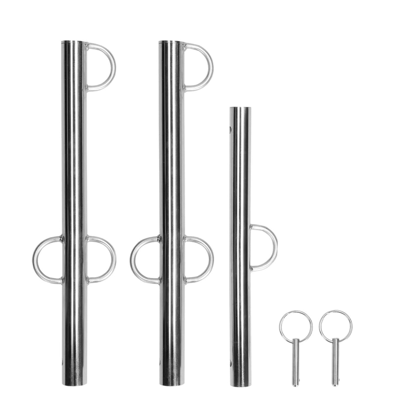 Shots Ouch! Spreader Bar with Multiple Hooks Silver
