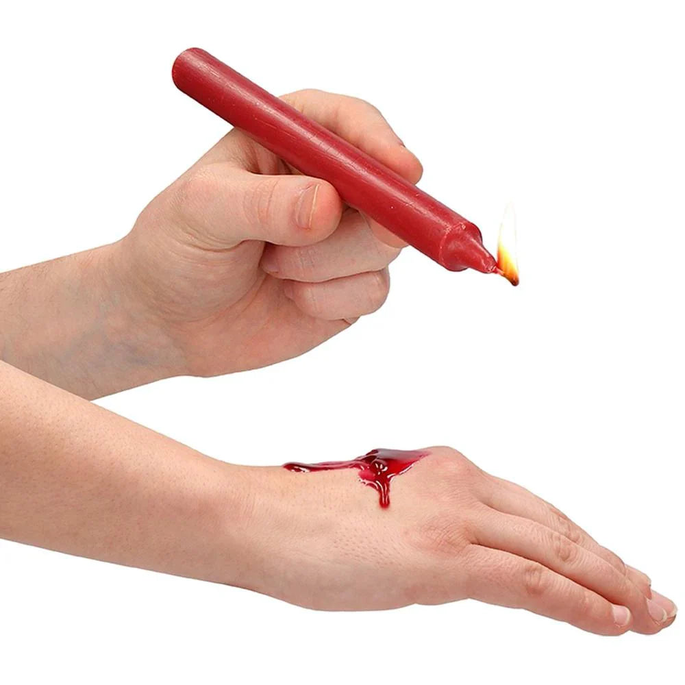 Shots Ouch! Teasing Wax Candles Large Mixed Colors 4-Pack