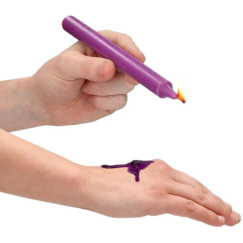 Shots Ouch! Teasing Wax Candles Large Mixed Colors 4-Pack