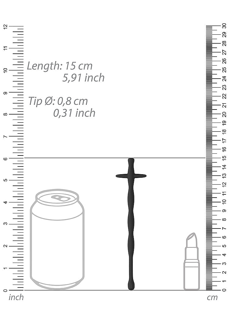 Shots Ouch! Urethral Sounding Silicone Cock Pin