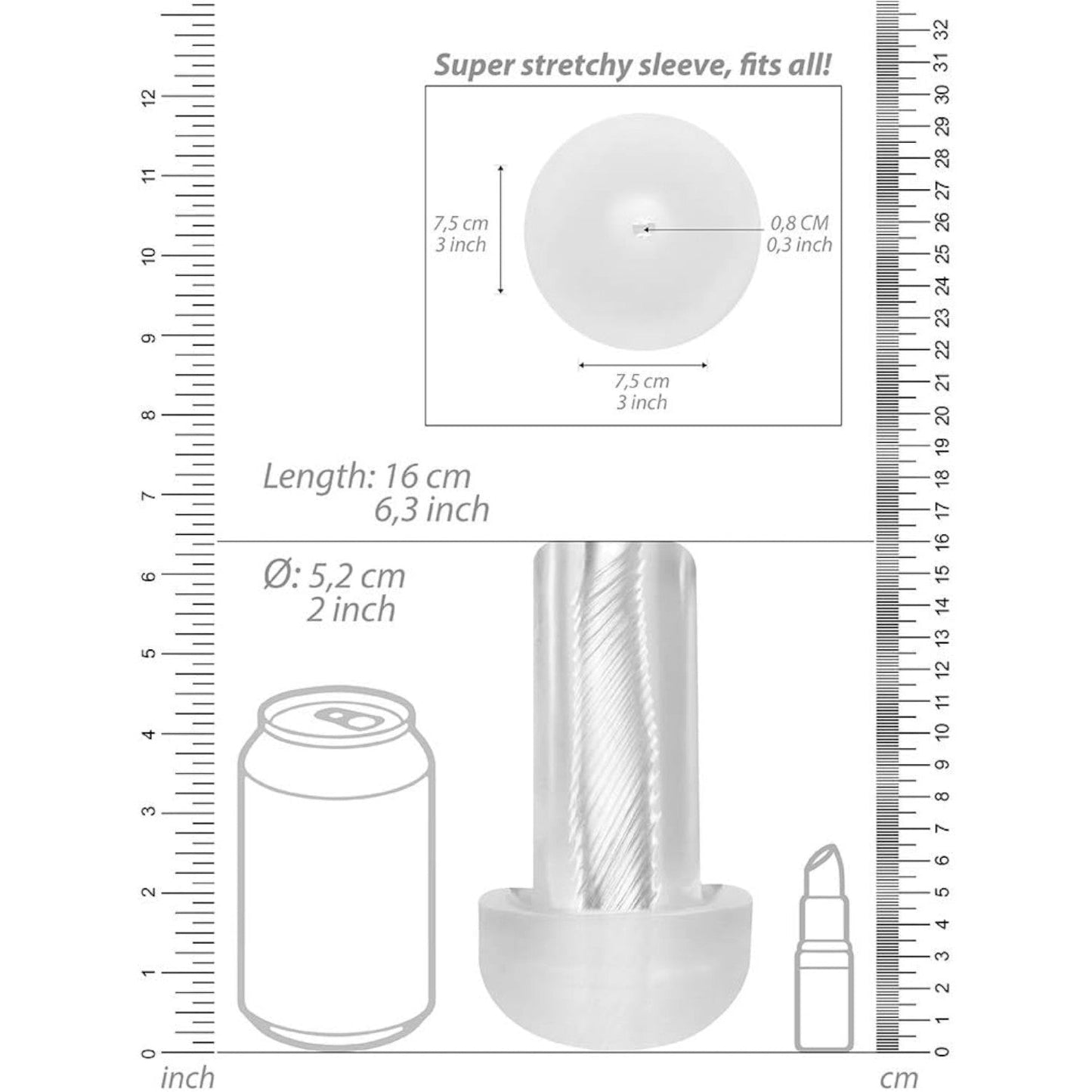 Shots Pumped Automatic Cyber Pump with Masturbation Sleeve