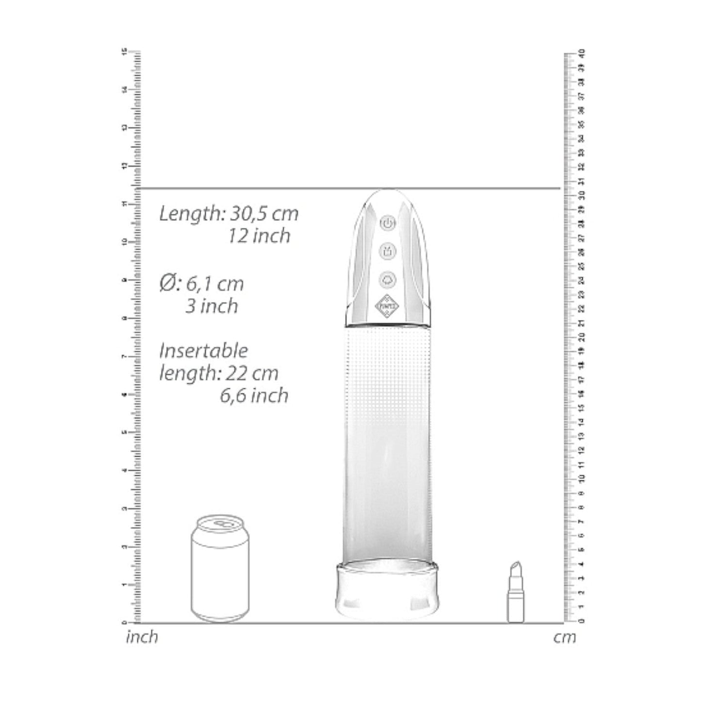 Shots Pumped Automatic Rechargeable Luv Penis Pump
