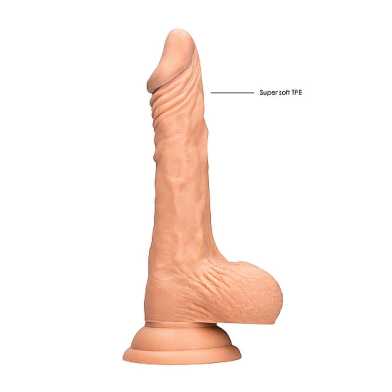 Shots RealRock Dong With Testicles 7 inches/17 cm or 8 inches/20 cm