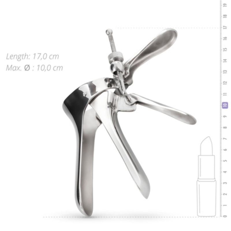Sinner Gear Unbendable Stainless Steel Large Cusco Vaginal Speculum