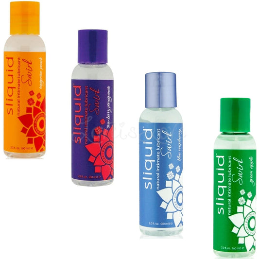 Sliquid Naturals Swirl Flavored Water Based Lube 2 fl oz 60ml