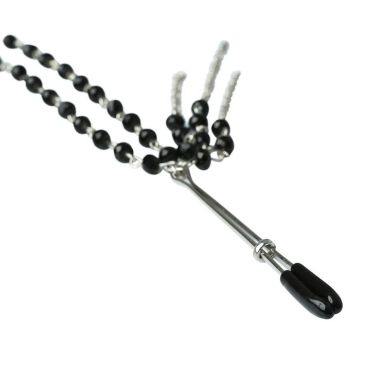 Sportsheets Sincerely Jeweled Nipple Clips Black