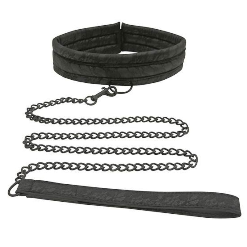 Sportsheets Sex & Mischief Lace Collar and Leash (In New Packaging Edition)