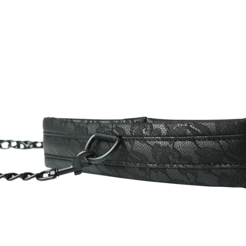 Sportsheets Sex & Mischief Lace Collar and Leash (In New Packaging Edition)