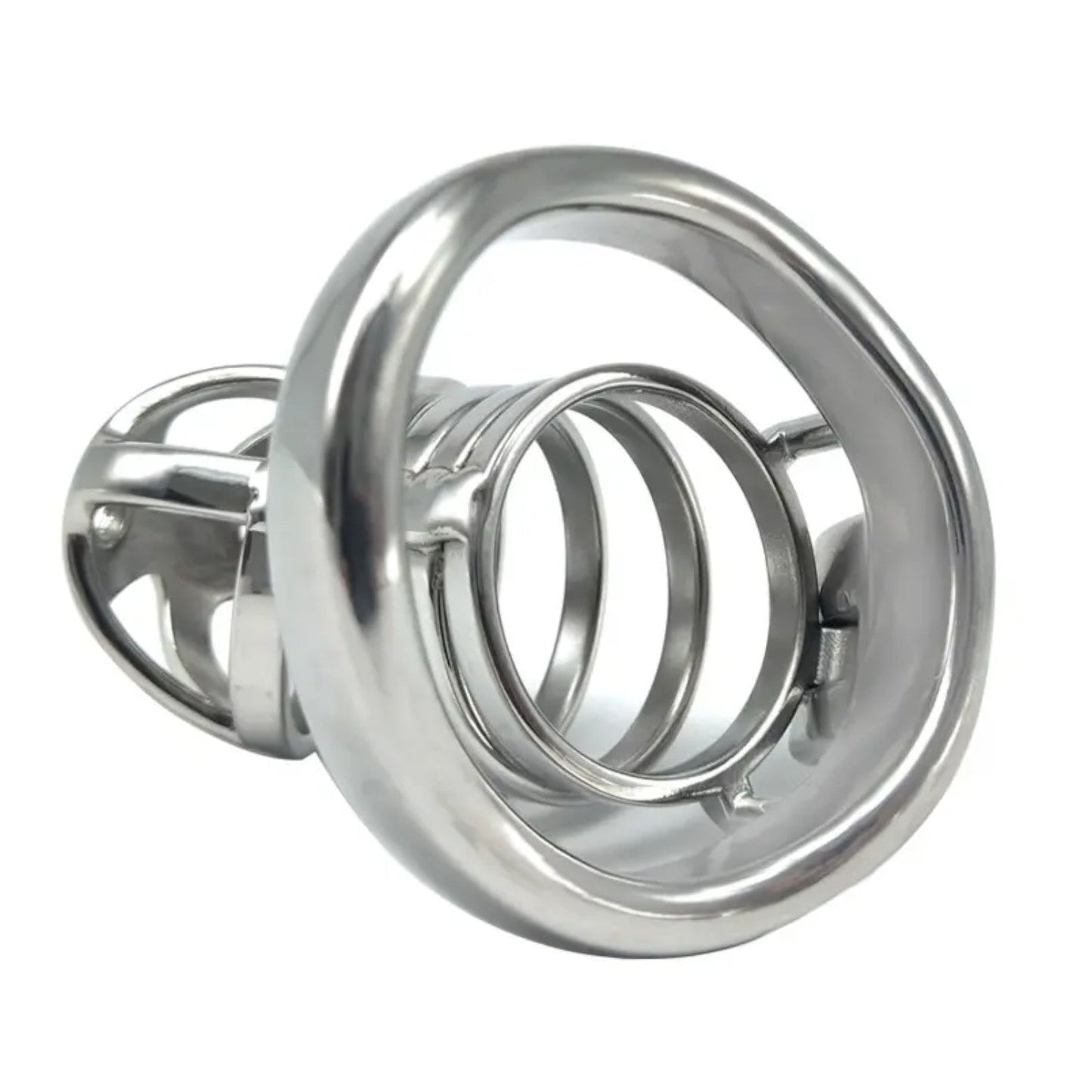 Stainless Steel Comfortable Chastity Cock Cage #12 with 45 mm Ring