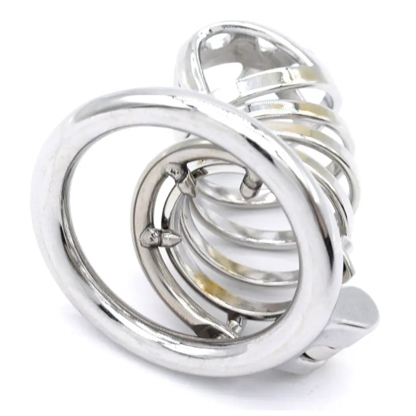 Stainless Steel Comfortable Chastity Cock Cage #12 with 45 mm Ring