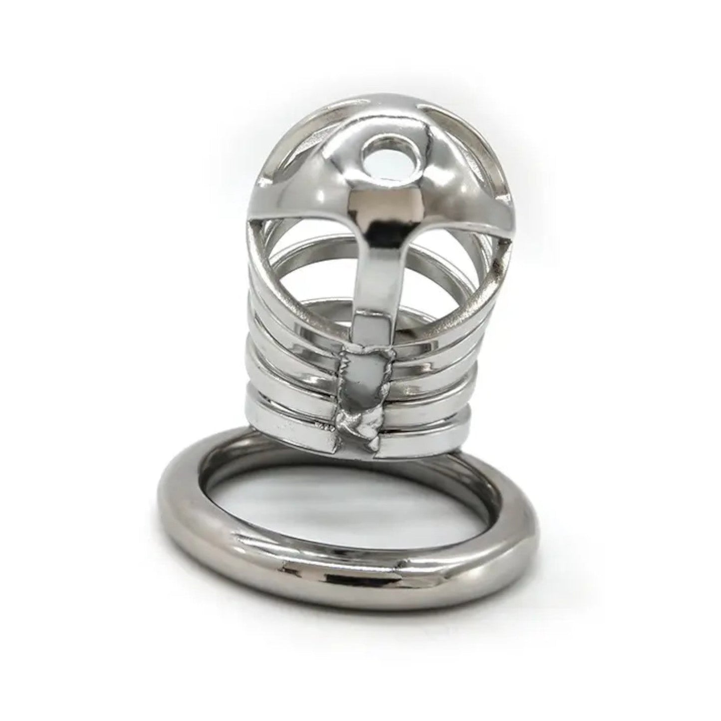 Stainless Steel Comfortable Chastity Cock Cage #12 with 45 mm Ring