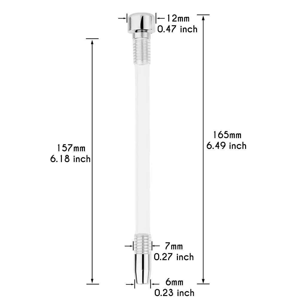 Stainless Steel Silicone Penis Inverted Chastity Cage with Catheter 46 mm #406