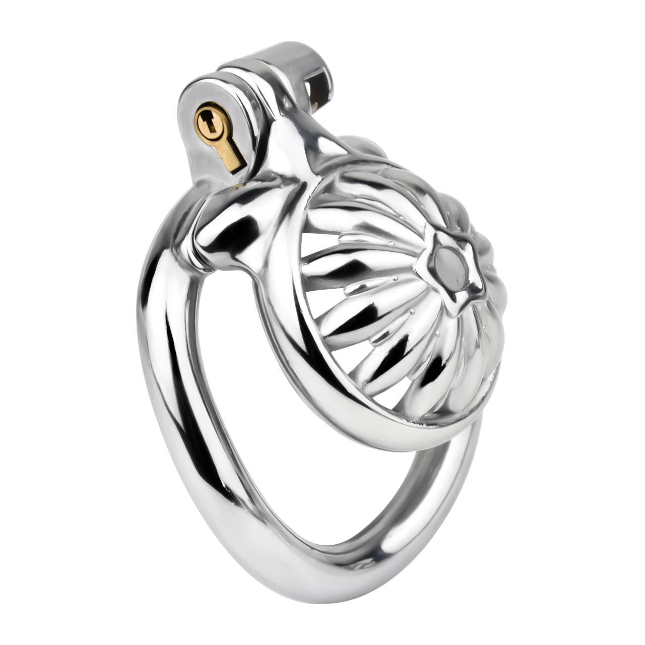 Stainless Steel Starburst Chastity Cage 45mm #3244