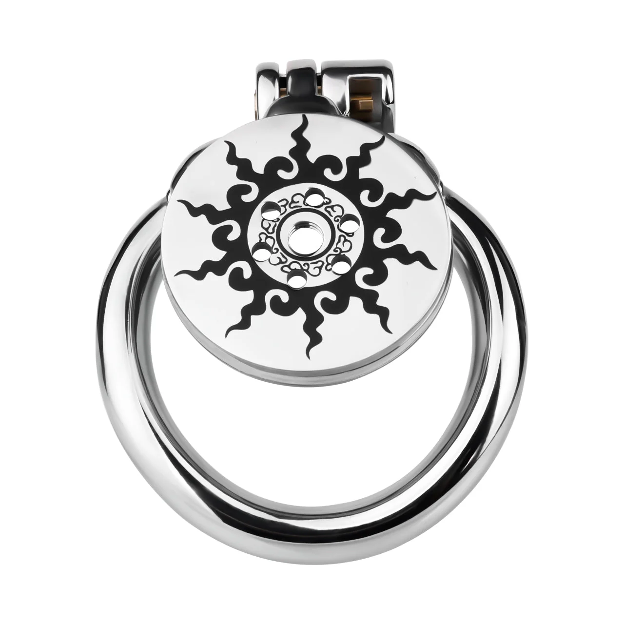 Stainless Steel SunForge Flat Chastity Cage 45 mm #309A