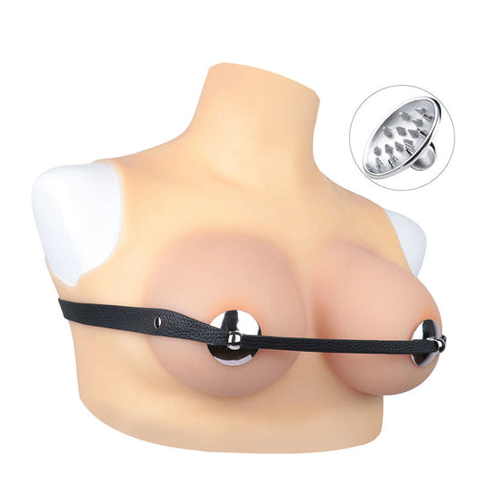 Steel Spiked Nipple Caps with Adjustable Strap [Limited Time Offer]