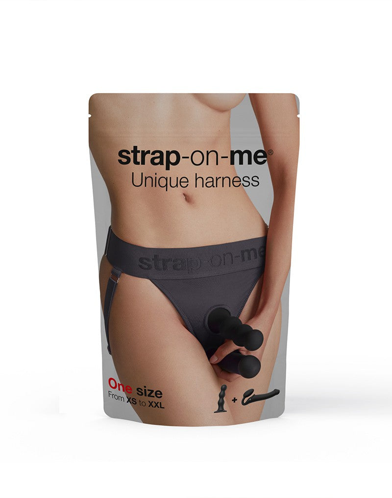 Strap-On-Me Unique Harness Grey