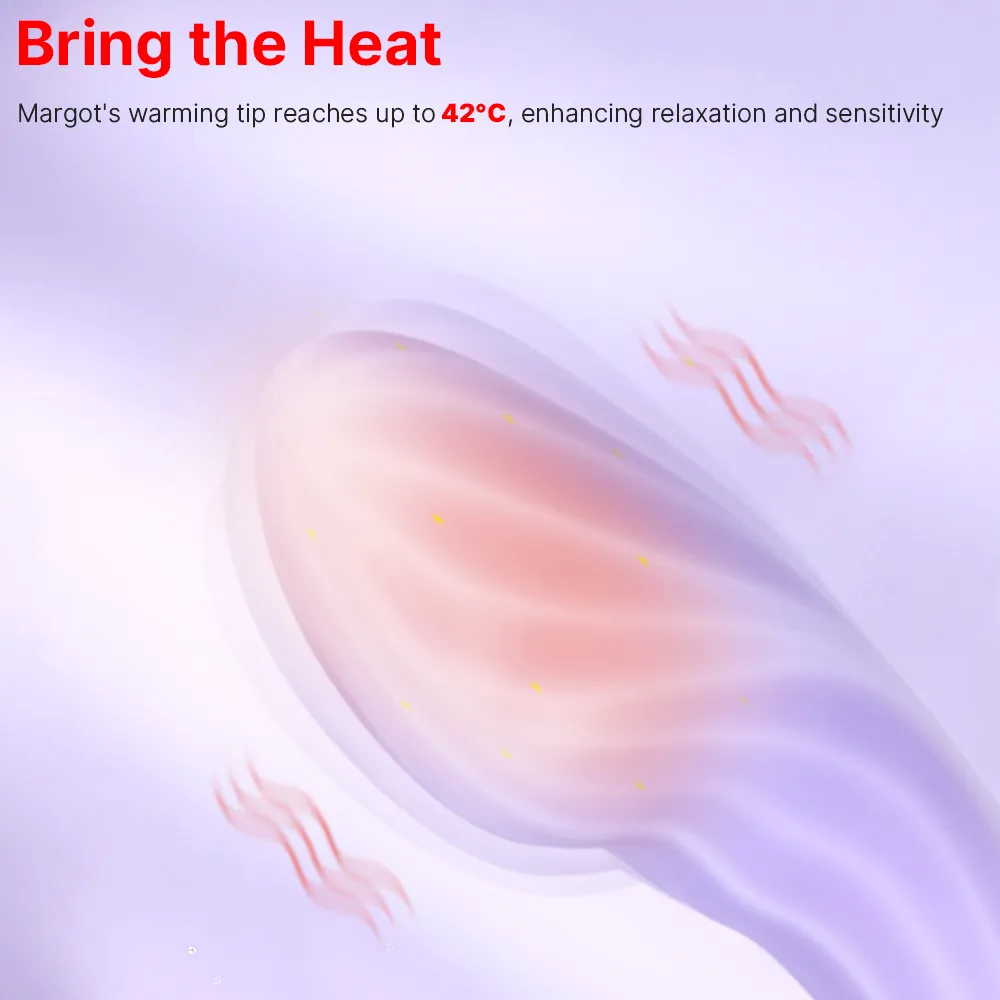 Svakom Margot App-Controlled Heating G-Spot Vibrator Lilac Swirl
